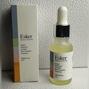 🆕 ESKER Firming Oil w/ Juniper Palmarosa Lavender Rose Geranium & Grapefruit NIB
